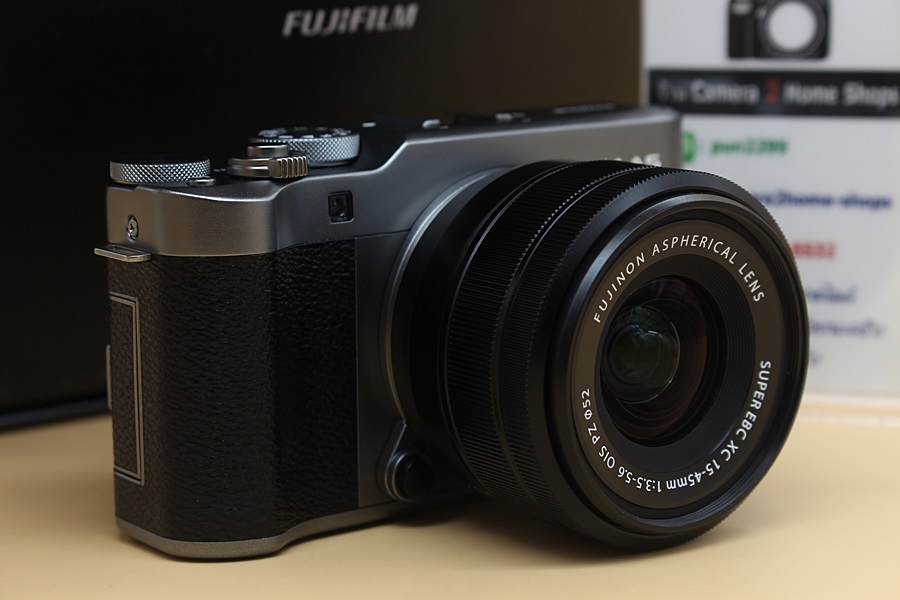 ขาย Fuji X-A5 + lens 15-45mm(Dark Silver)อดีตประกันศูนย์ สภาพสวย เมนูไทย จอทัชสกรีน อุปกรณ์ครบกล่อง  อุปกรณ์และรายละเอียดของสินค้า 1.Body Fuji X-A5 (Dark S
